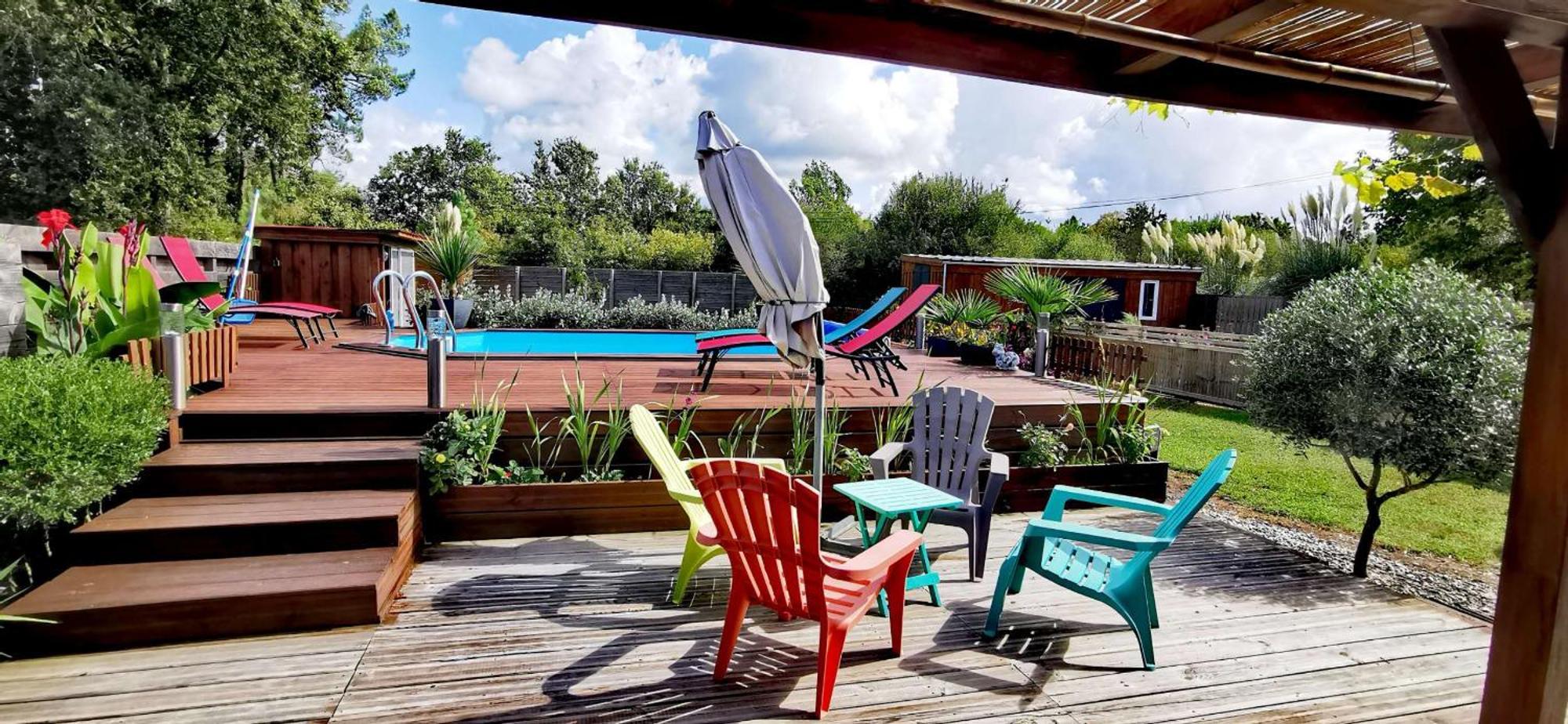 Maison & Piscine Prives,Plages Ocean Et Lac A 10 Kms Linxe Exterior foto